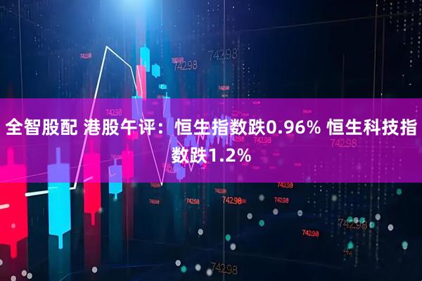 全智股配 港股午评：恒生指数跌0.96% 恒生科技指数跌1.2%