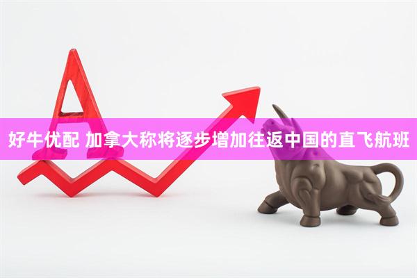 好牛优配 加拿大称将逐步增加往返中国的直飞航班
